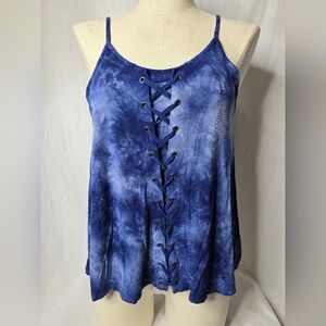American Eagle Outfitters T-Shirt Women’s Soft and Sexy blue Tie Dye Sz Small